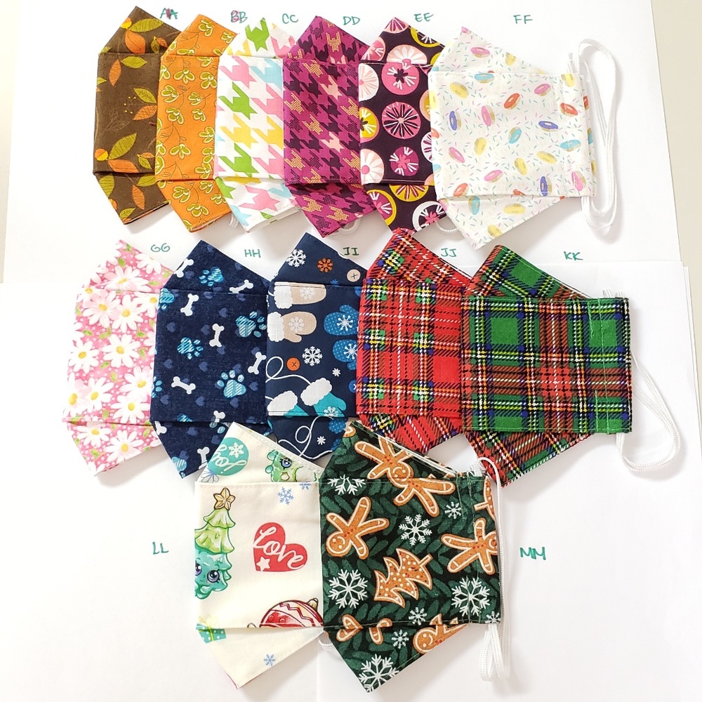 NEW STYLES! Face Masks Christmas Holiday Seasonal